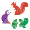 Puzzle duo Articulo Animaux  – Image 2