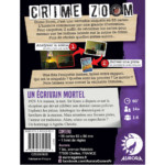 CRIME ZOOM – Un écrivain Mortel